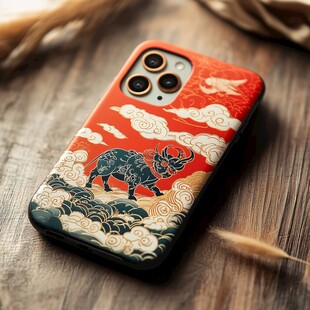 牛年国风手机壳尽显古韵