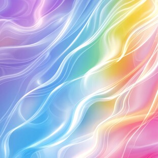 梦幻炫彩流体波纹背景图