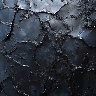 黑色龟裂纹理背景图