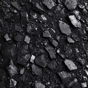 黑色碎石纹理特写画面