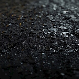 黑色沥青路面特写