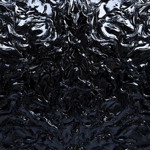 黑色液态质感纹理背景图