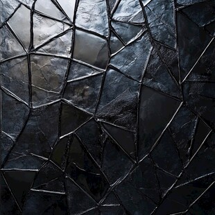 黑色碎裂纹理背景图案