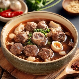 美味肉丸汤 食材丰富诱人