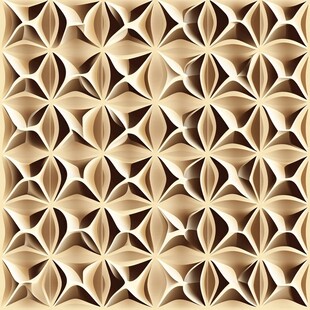 立体几何花纹装饰图案