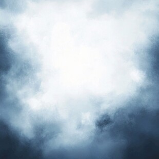 梦幻蓝白云雾背景图