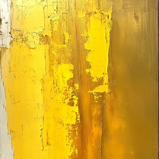 金黄斑驳墙面纹理艺术图