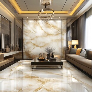 奢华大理石客厅室内设计