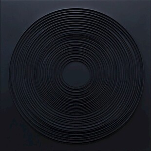 黑色同心圆环图案背景