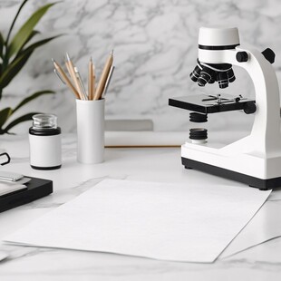 显微镜实验台场景布置