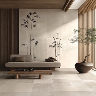 禅意中式客厅 竹韵雅致空间