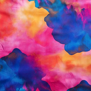 梦幻多彩水彩抽象背景图