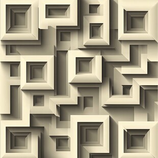 立体方块几何抽象图案背景