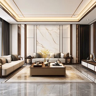 新中式大气客厅室内设计