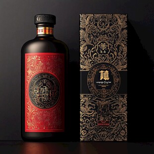 传统典雅风格的白酒包装设计