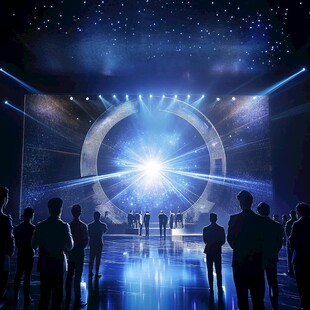 科技舞台盛会 众人共赏奇观