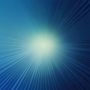 蓝色光芒放射背景图