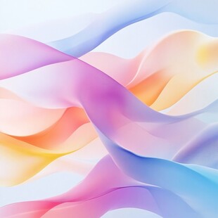 梦幻色彩流动抽象背景图