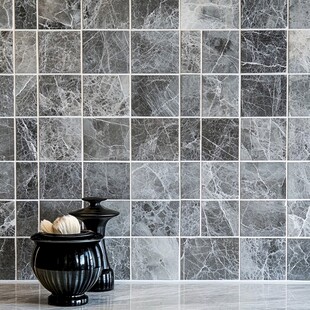灰色大理石瓷砖墙面装饰