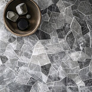 几何拼花大理石瓷砖展示