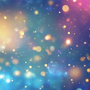 梦幻闪烁星空背景图