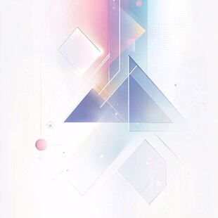 几何渐变抽象背景图