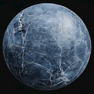 蓝色纹理星球球体图像