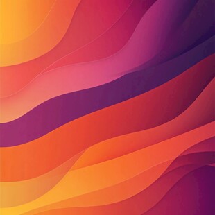 渐变色彩动感波浪背景图