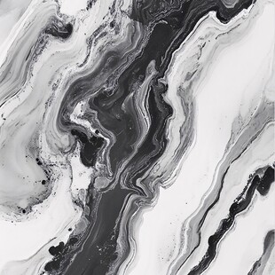 黑白水墨风抽象纹理图案