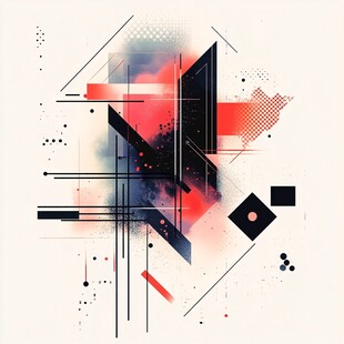 抽象几何艺术图形设计