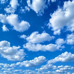 蓝天白云 纯净天空美景