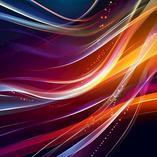 绚丽动感光线抽象背景图