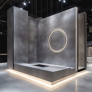 现代简约风展台设计展示