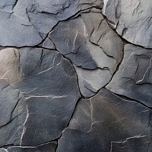 灰黑色石板纹理墙面