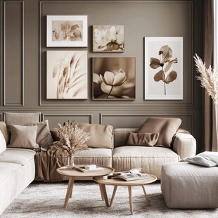 简约米色系客厅装饰美学