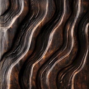 复古波浪纹理木质材料