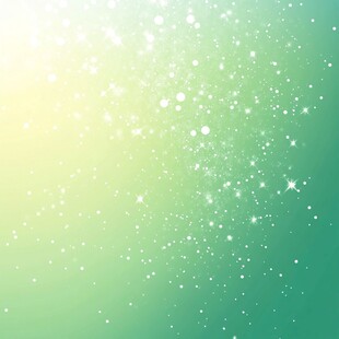 清新绿渐变闪烁星光背景