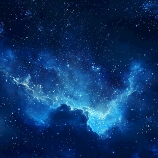 梦幻深邃的浩瀚星空景象