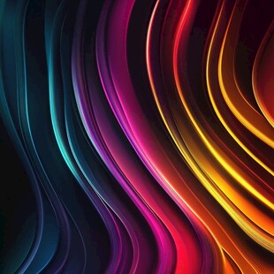炫彩动感波纹背景图