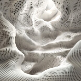 白色透气网眼布料纹理