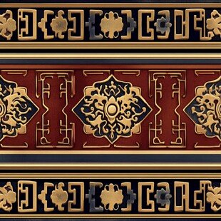 中式古典花纹精美装饰图案