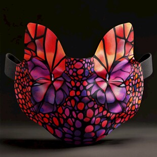 彩色猫耳创意个性口罩