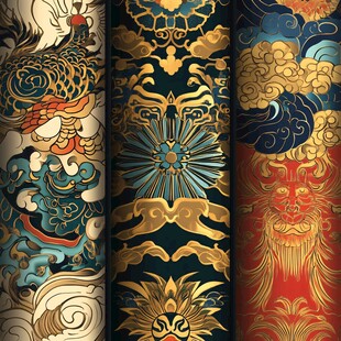 中式传统精美纹样图案集