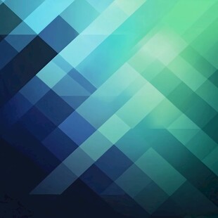 蓝绿几何渐变抽象背景图