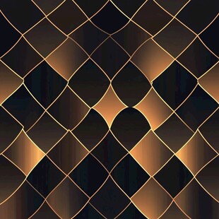 黑金几何菱形网格背景图