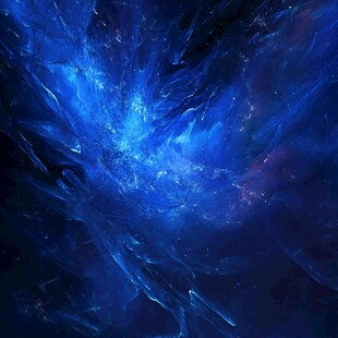 梦幻蓝色能量漩涡背景图