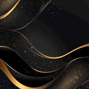 黑金质感曲线背景图