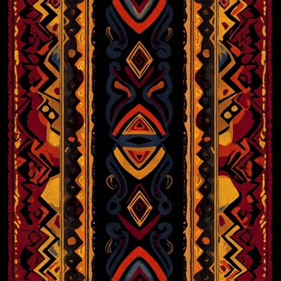 非洲风格几何图案织物纹理