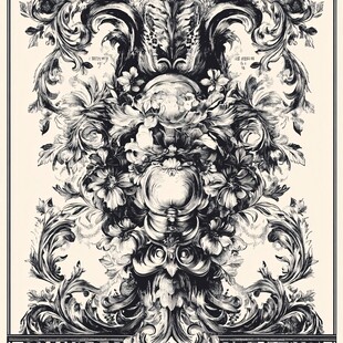 复古巴洛克风格花纹图案