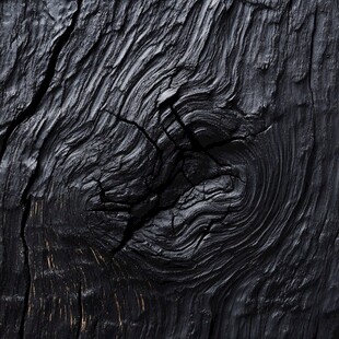 古老黑木纹理特写